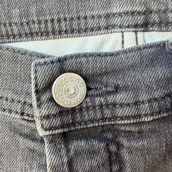 Acne Studios Slim Tapered Jeans , faded Black Men’s Size 32x32 N67 - Picture 8 of 12